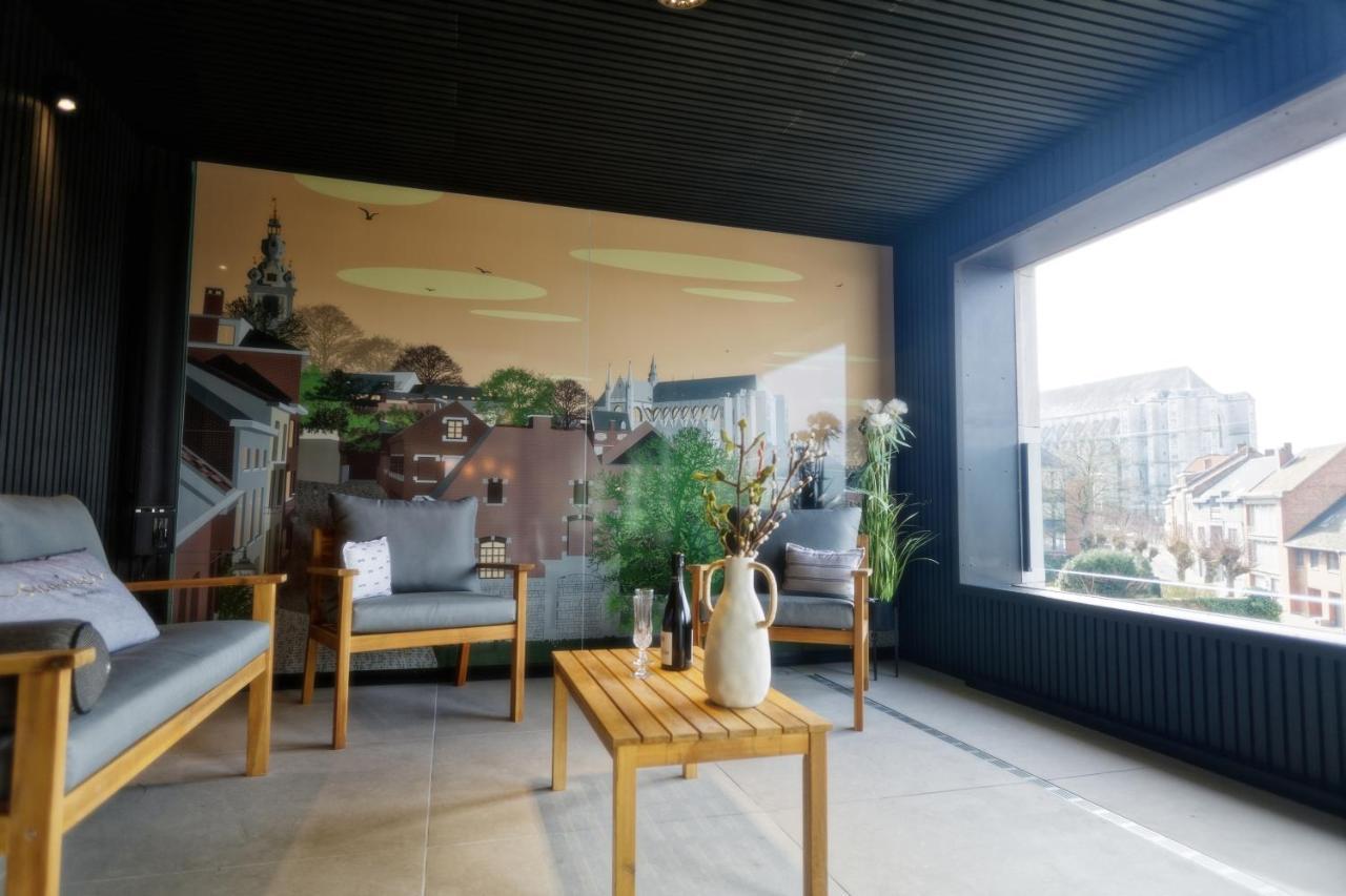 モンス Les Terrasses De Sainte Waudruアパートホテル エクステリア 写真
